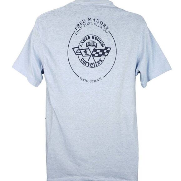 Lakes Region Corvettes T Shirt Vintage 80s 1987 Funspot New Hampshire Medium - Picture 3 of 10